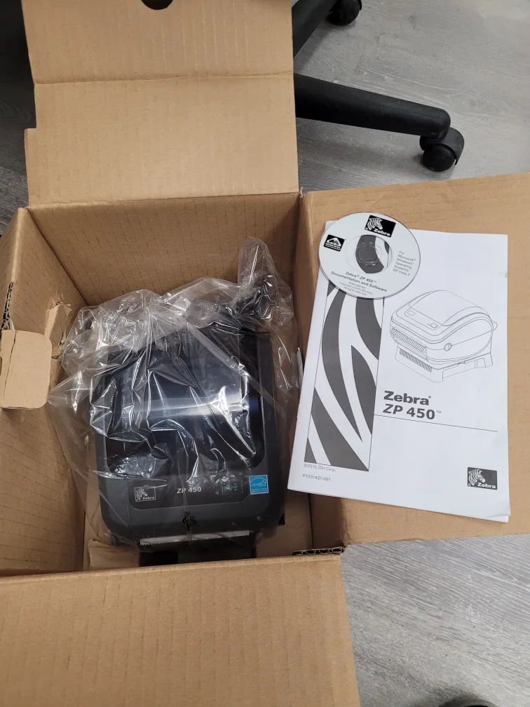 Zebra ZP 450 Label Printer - Like New thumbnail