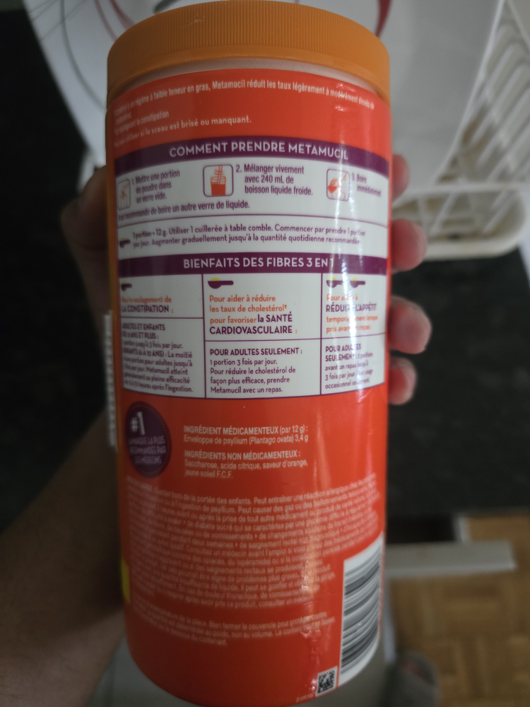 Metamucil Fibre Therapy - 861g - photo 2