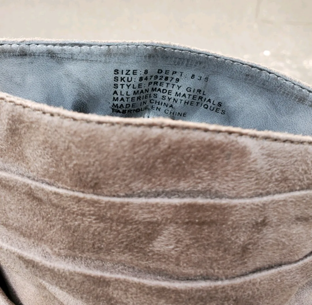 Alfred Sung Pure suede bow high heel ankle boots image indicator(6)