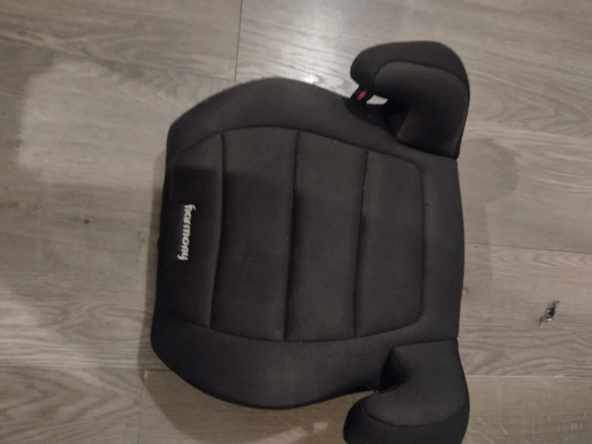 Harmony Black Car Booster Seat