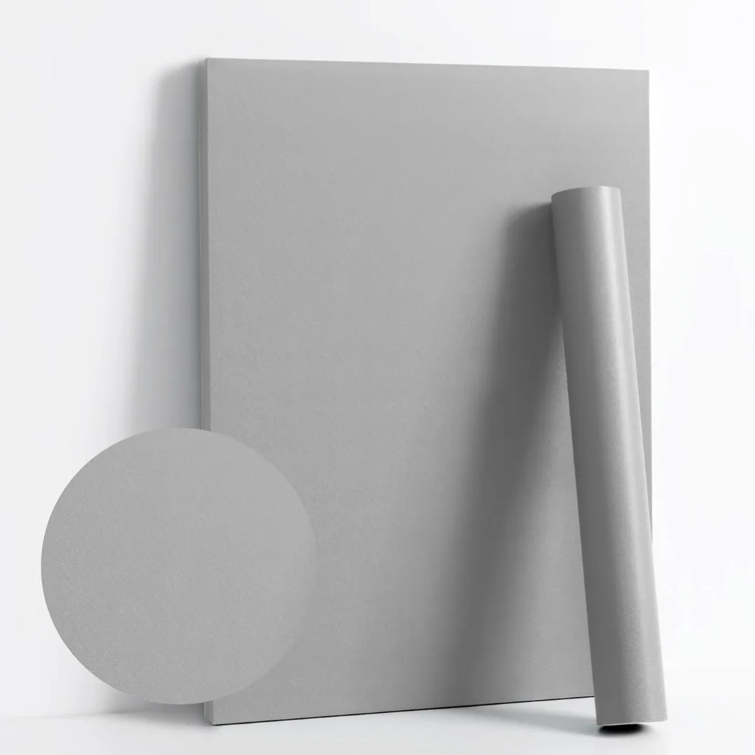 Peel and Stick Self Adhesive Vinyl Wallpaper - Grey 236"x17.7" image indicator(3)