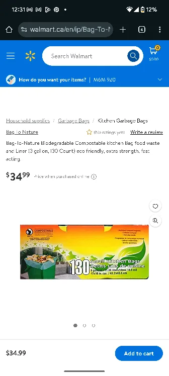 Bag to Nature Small Kitchen Compost Bags image indicator(6)