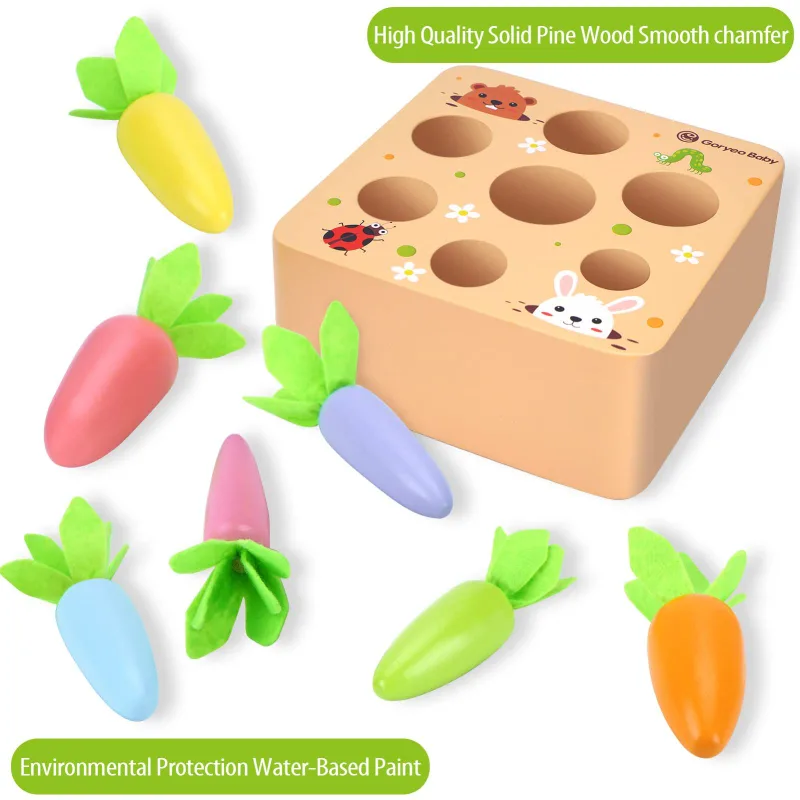 Montessori Toys for Toddlers Carrot Harvest - New in Box! image indicator(6)