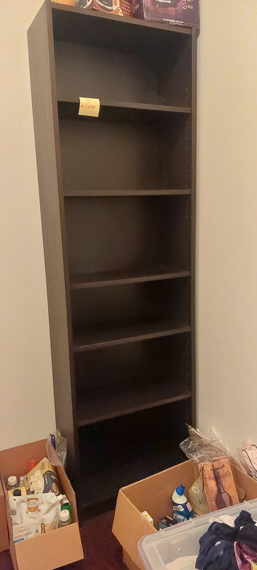 Tall Ikea Brown Bookcase