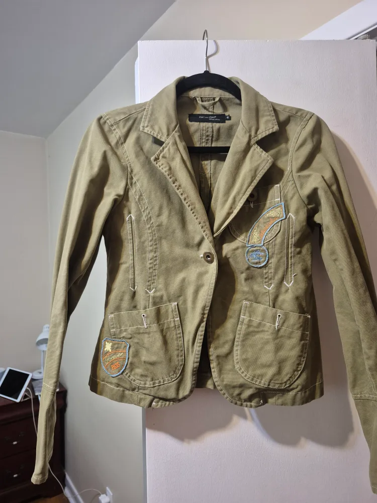 Olive Green Blazer - Size M thumbnail