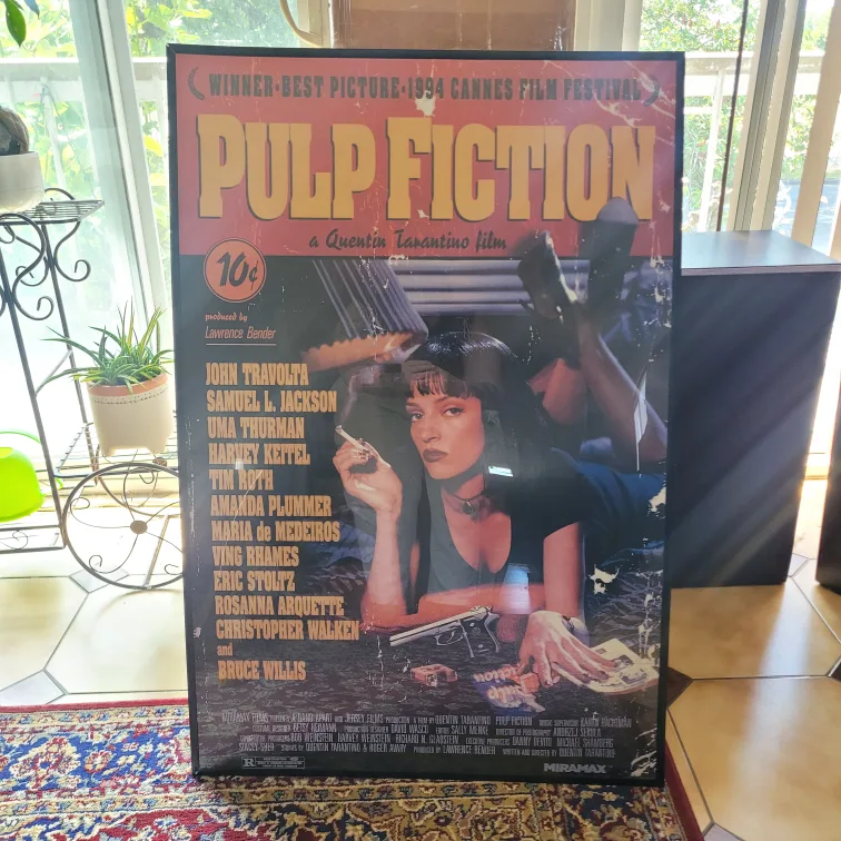 Pulp Fiction Framed Movie Poster image indicator(2)