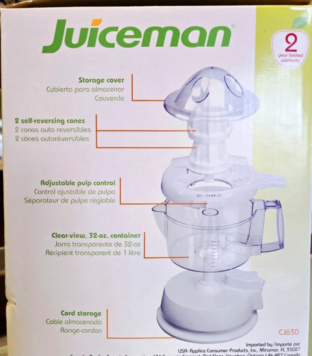 Juiceman Electric Citrus Juicer - Brand New image indicator(3)