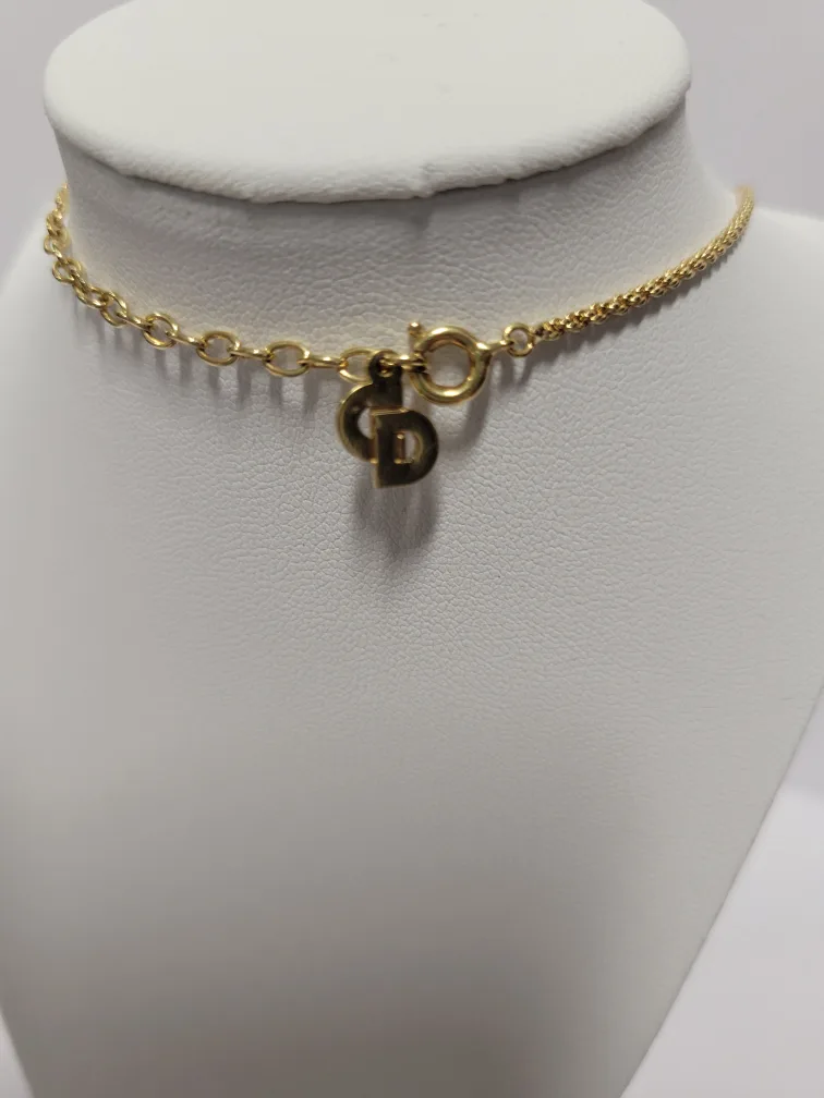 Christian Dior Gold Tone Necklace image indicator(9)