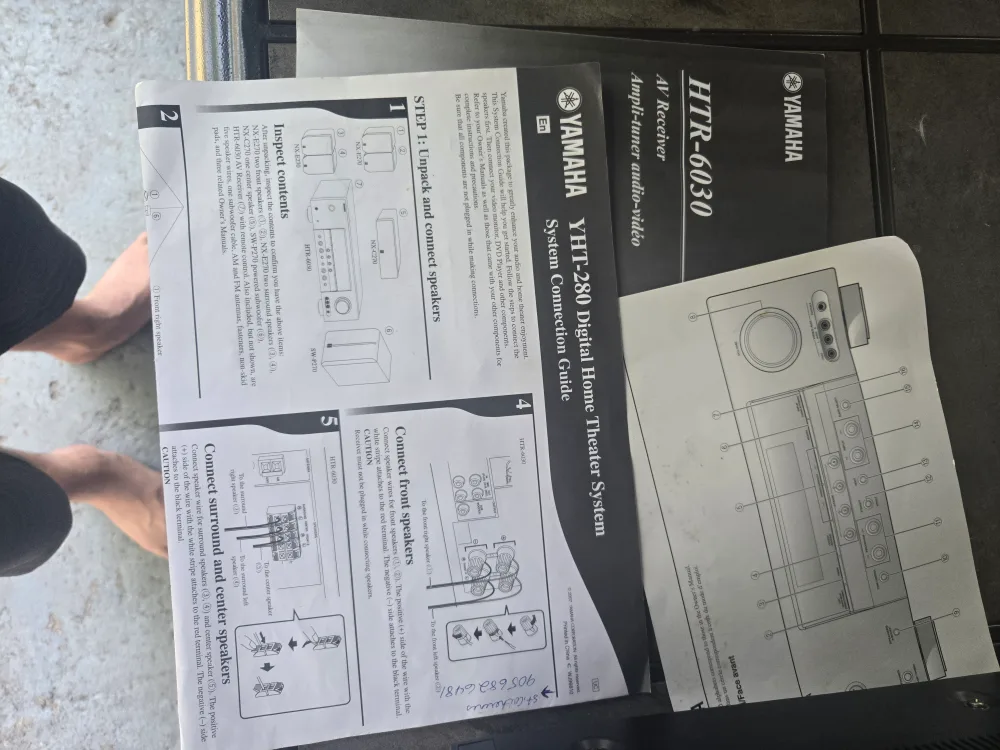 Yamaha HTR-6030 Natural Sound AV Receiver image indicator(4)