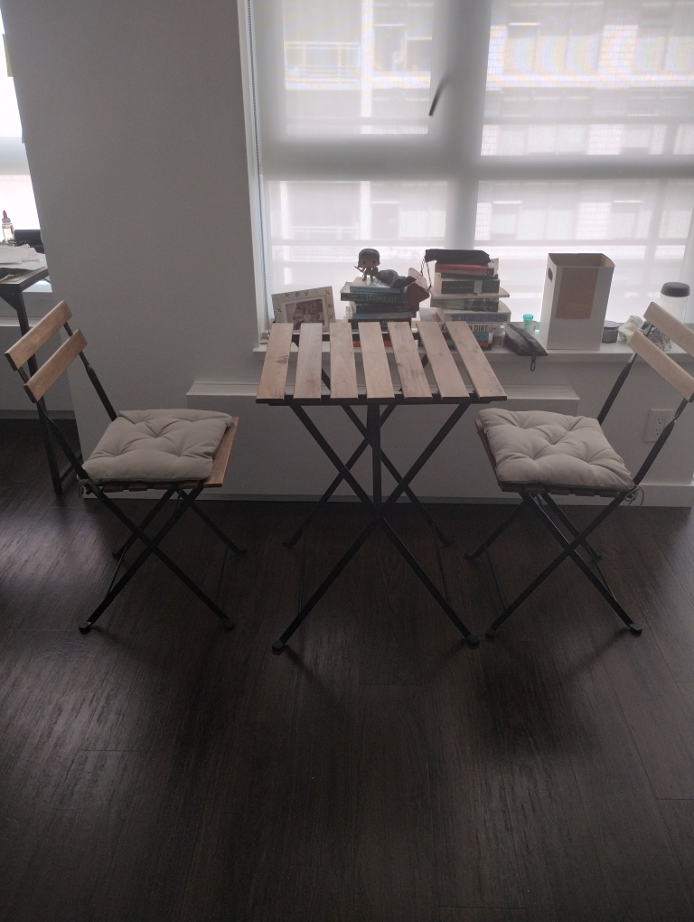 IKEA Folding Chairs & Table Set