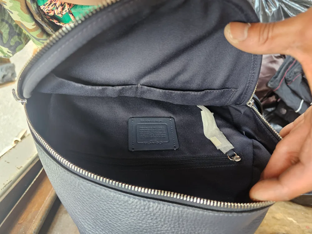 Coach Outlet Court Backpack - Silver/Blue Multi image indicator(4)