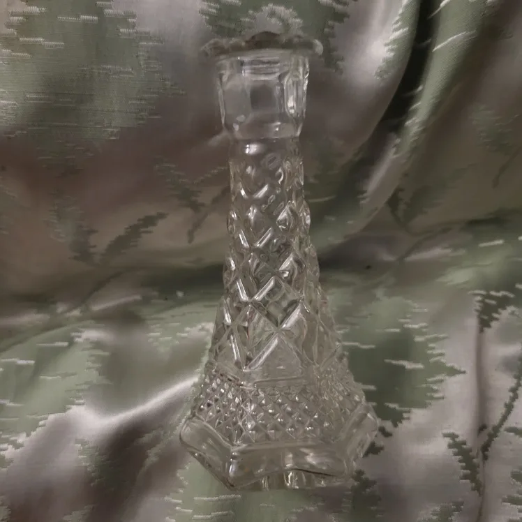 Vintage Clear Glass Decanter thumbnail