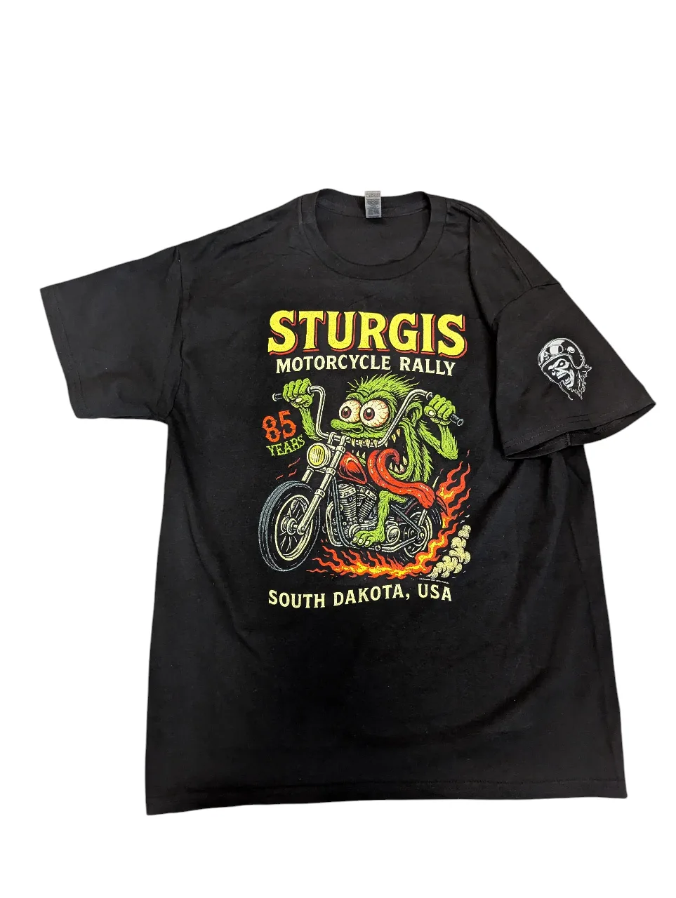 1 LEFT: unisex L STURGIS MOTORCYCLE RALLY t-shirt 85th anniver
