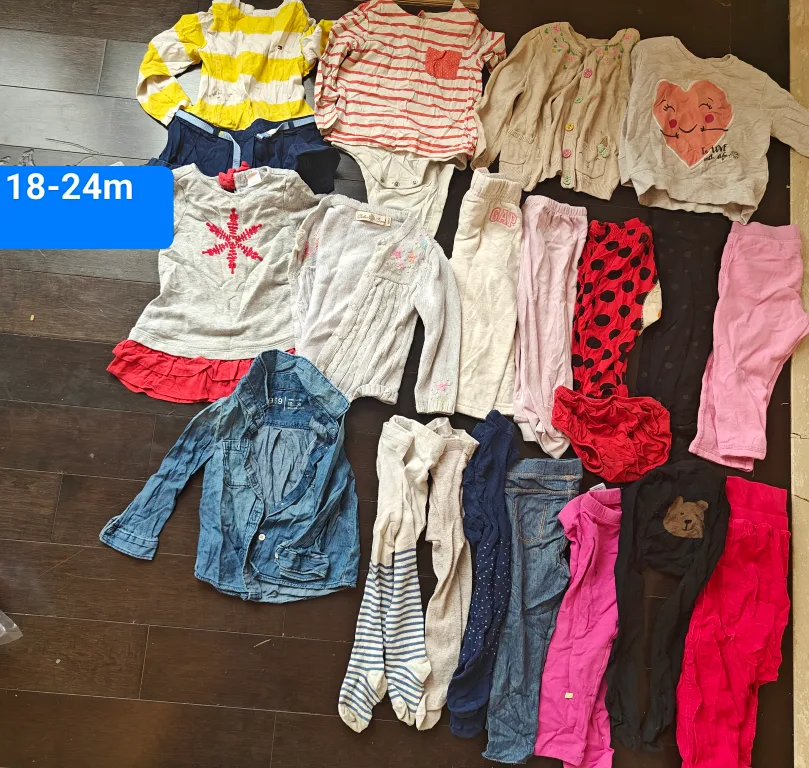 18-24m baby girl clothes (tommy gap zara hm gymboree) lot thumbnail
