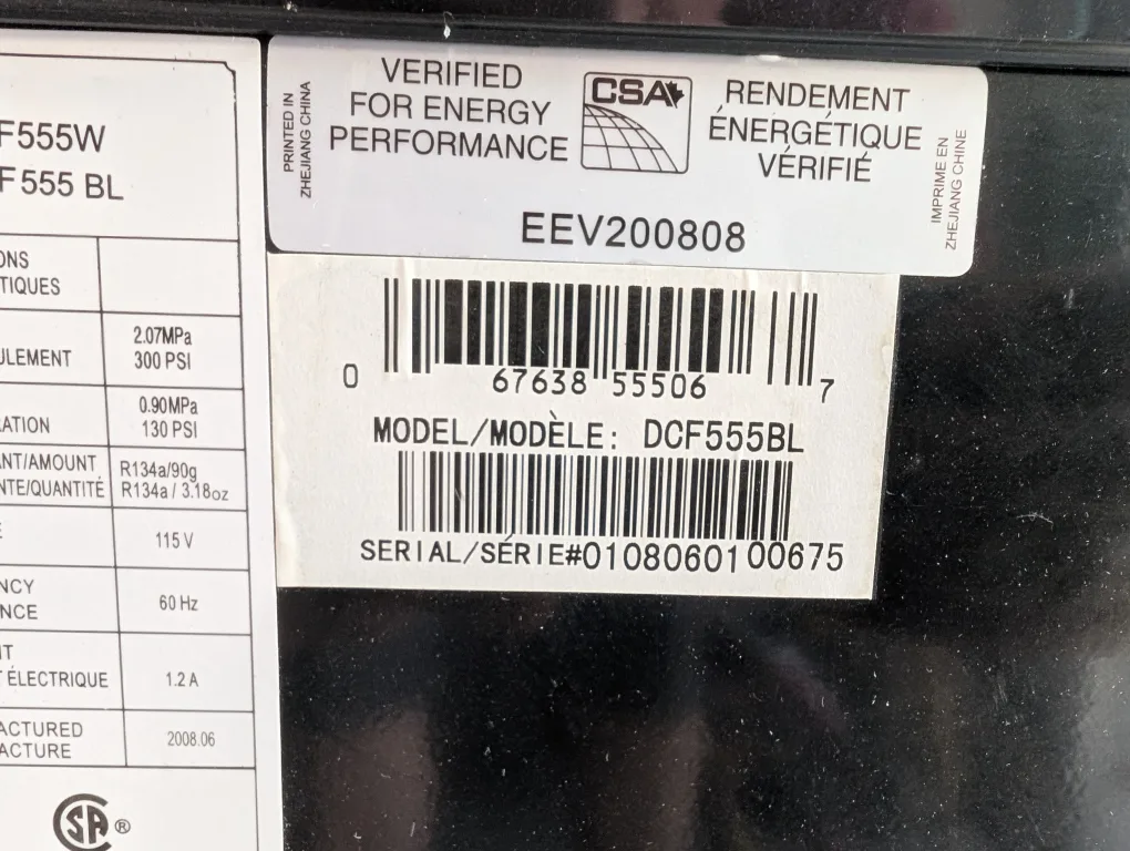 Danby Premiere Chest Freezer DCF555BL image indicator(4)