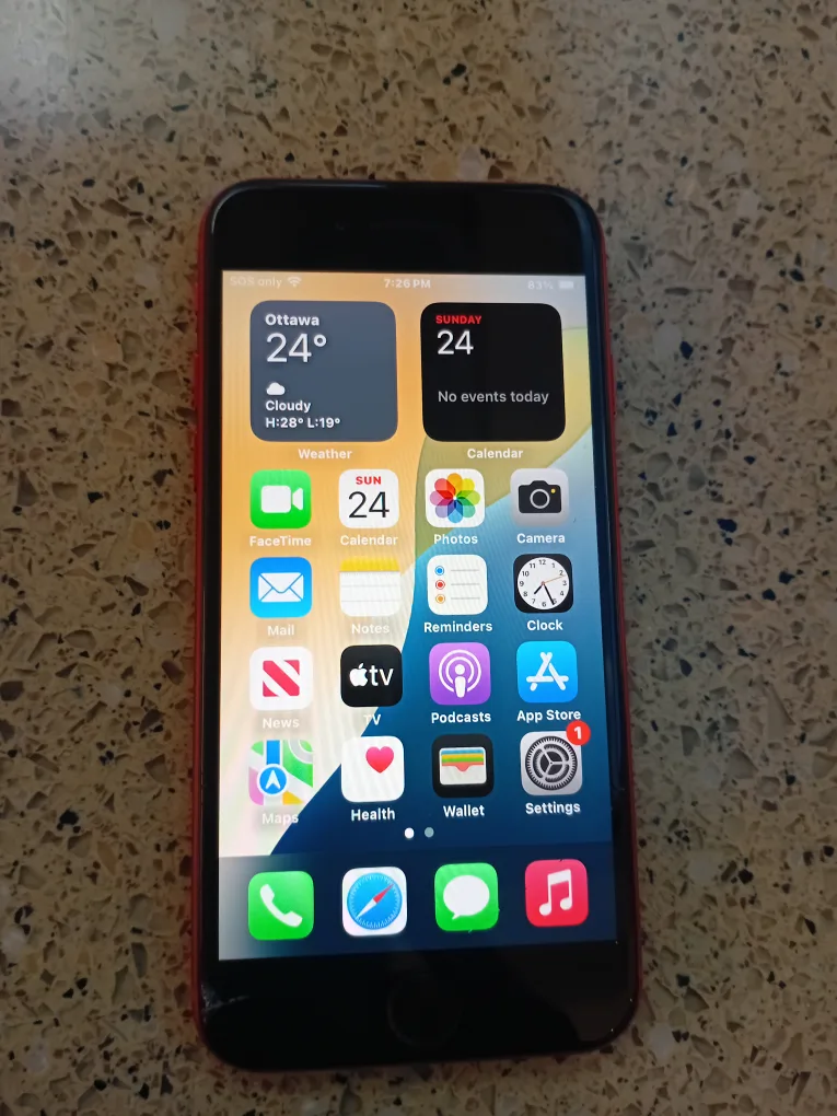 Apple iPhone SE 2020  (red) 64 GB UNLOCKED image indicator(2)