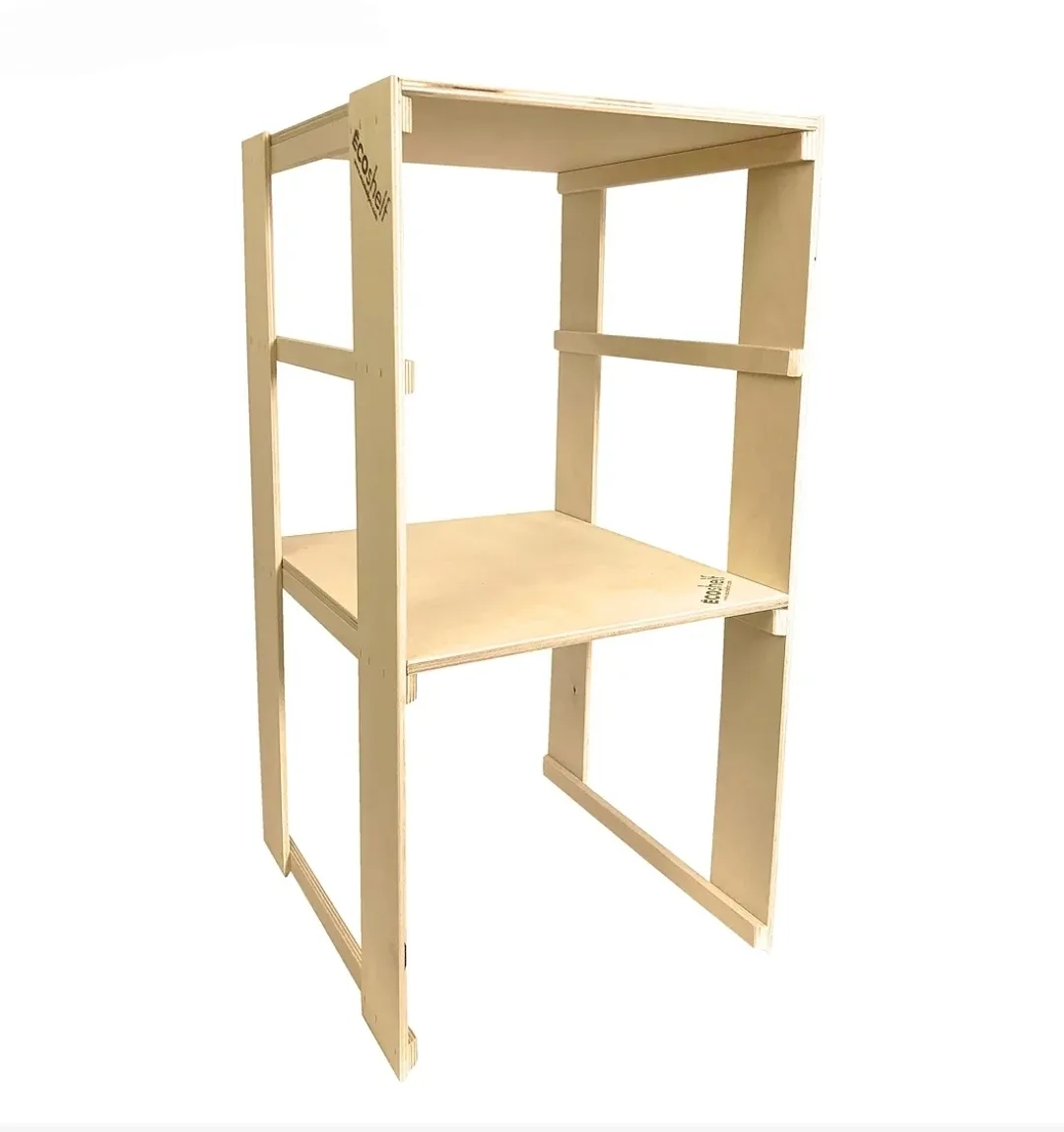 ECOshelf Adjustable Locker Organizer – Heavy-Duty Wood Shelf thumbnail