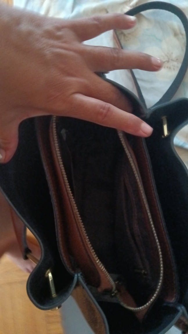 Brown Patterned Handbag - photo 3