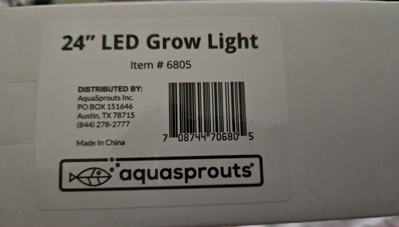 AquaSprouts 24" LED Grow Light - Item #6805 - photo 3