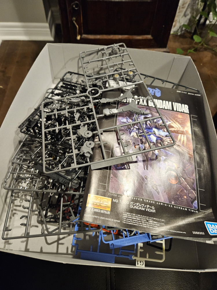 mastergrade gundam vidar built and painted - photo 3