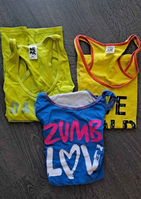 Zumba Dance Tops - 3 Pack
