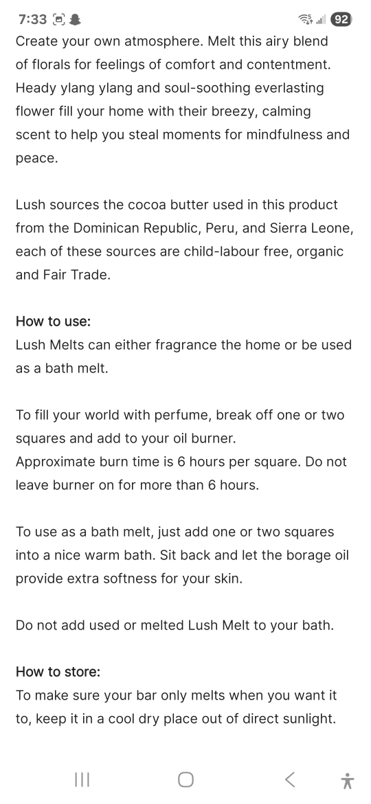 Lush My Space Aroma and Bath Melt - photo 2