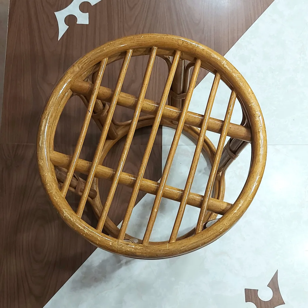 1970s end table 🪴 boho plant stand image indicator(5)