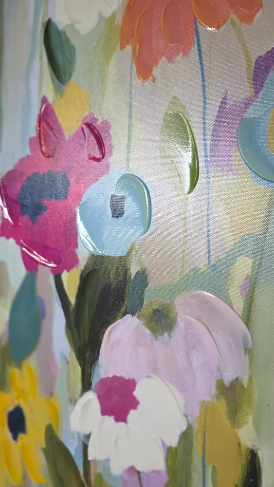 Floral Painting on Canvas by Schmitt image indicator(3)