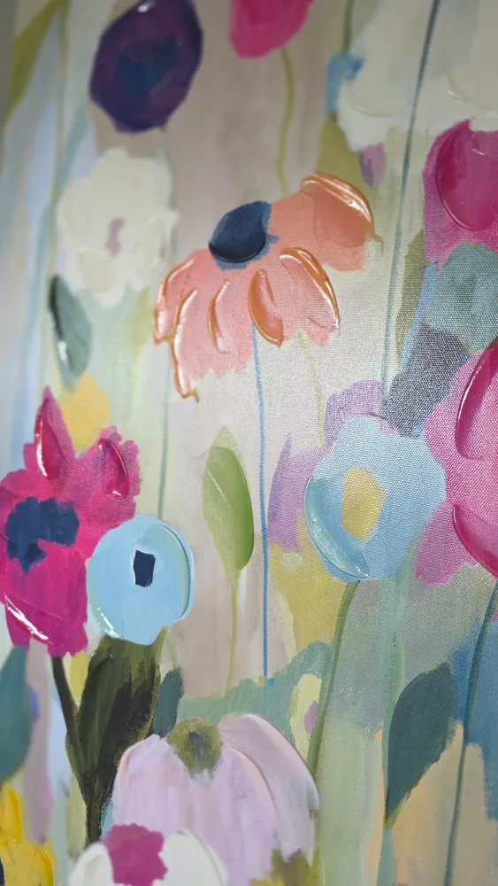 Floral Painting on Canvas by Schmitt image indicator(4)