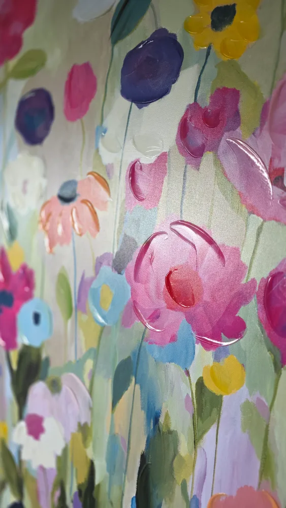 Floral Painting on Canvas by Schmitt image indicator(5)