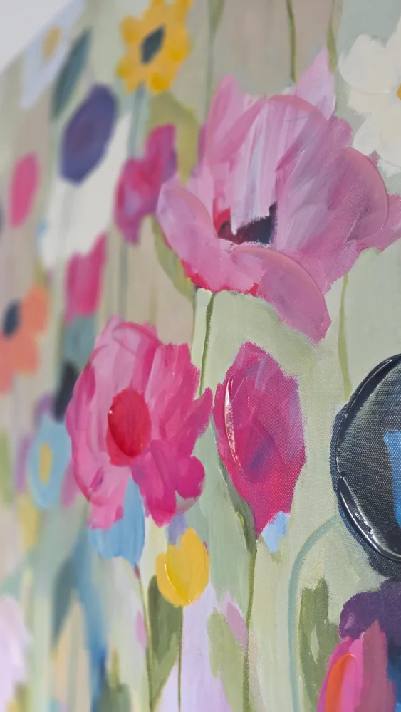 Floral Painting on Canvas by Schmitt image indicator(6)