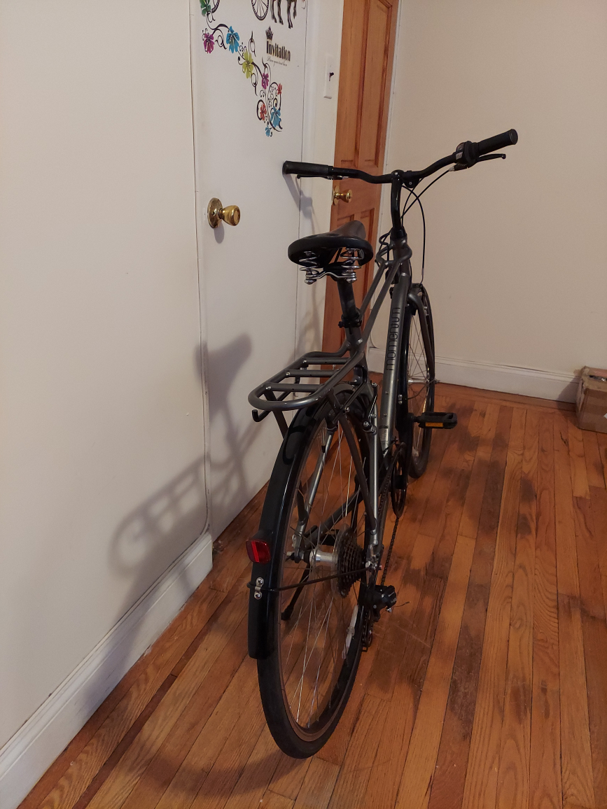 Great ** 2024 MOMENTUM ** 7 SPEED Gray Hybrid Bicycle - photo 4