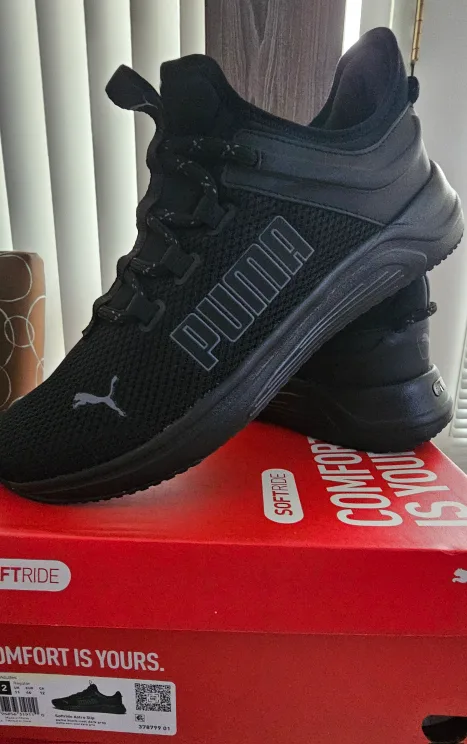 Puma Softride Black Running Shoes - new in box thumbnail