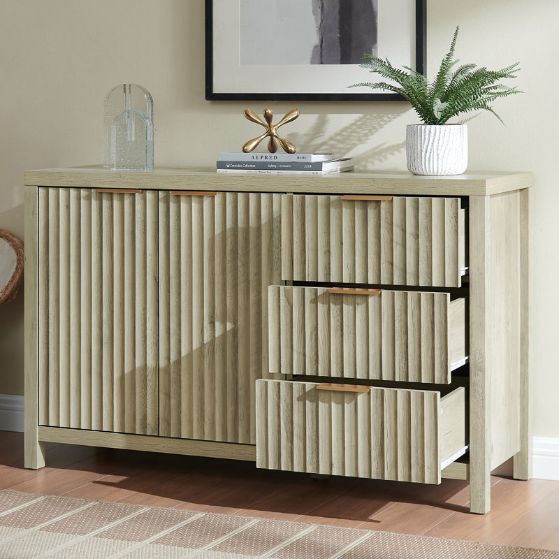 Fluted Panel Accent Cabinet - Great Condition! - photo 5