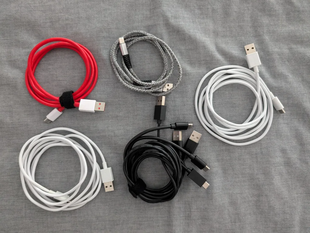 Assorted Cables, USB Hubs, Power Bars and White Noise Machine image indicator(2)
