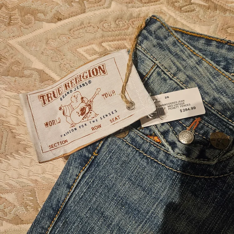 3-brand new true religion women's  jeans 26/27/28 image indicator(3)