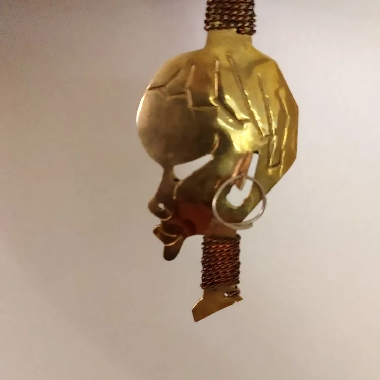 Unique Face Design Dangle Earrings image indicator(3)