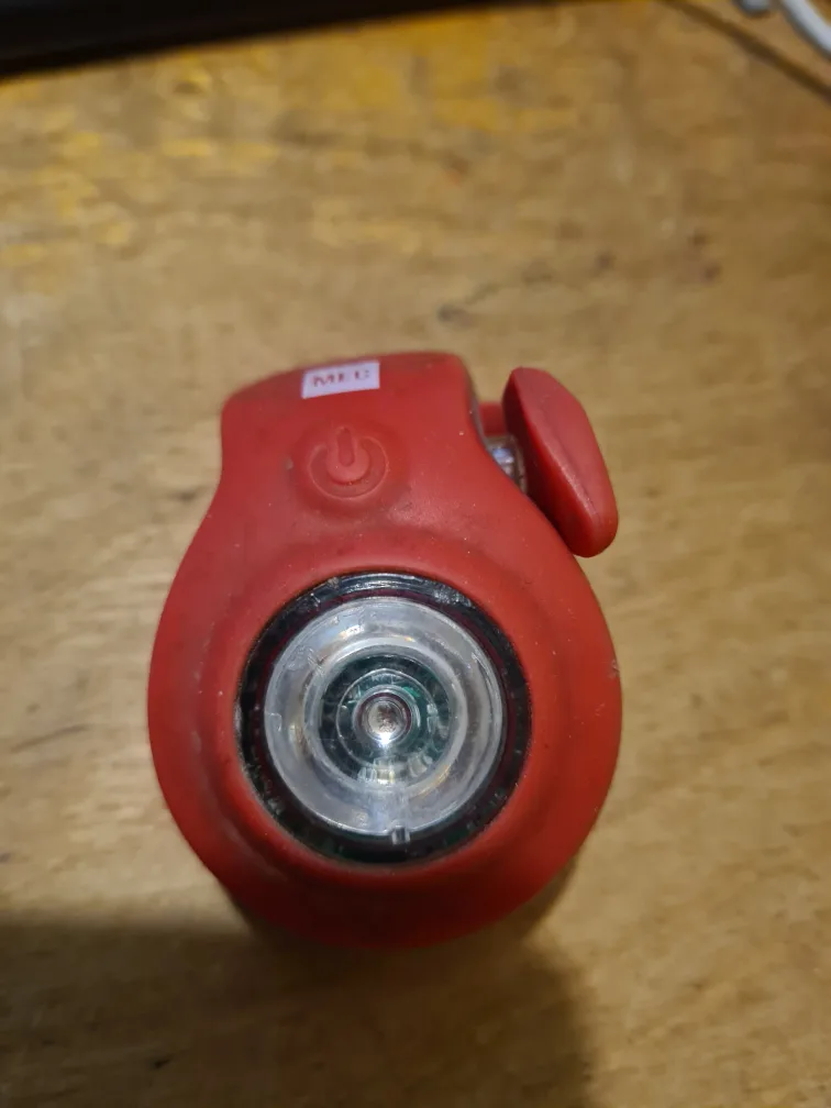 Red MEC Bike Light thumbnail