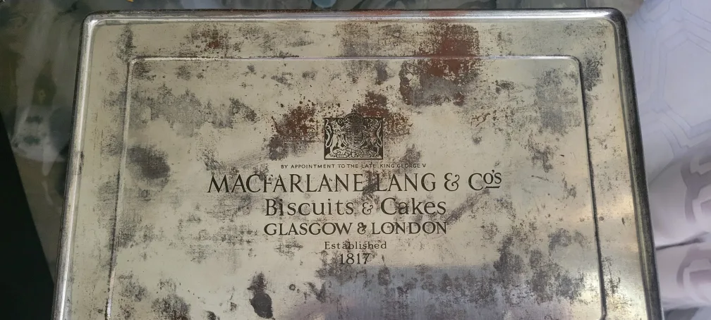 Vintage MacFarlane Lang Biscuit Tin image indicator(3)