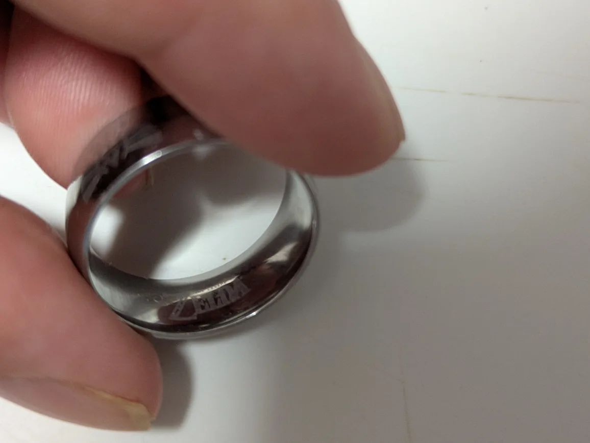 Zelda Triforce Ring Size 8.5 image indicator(3)