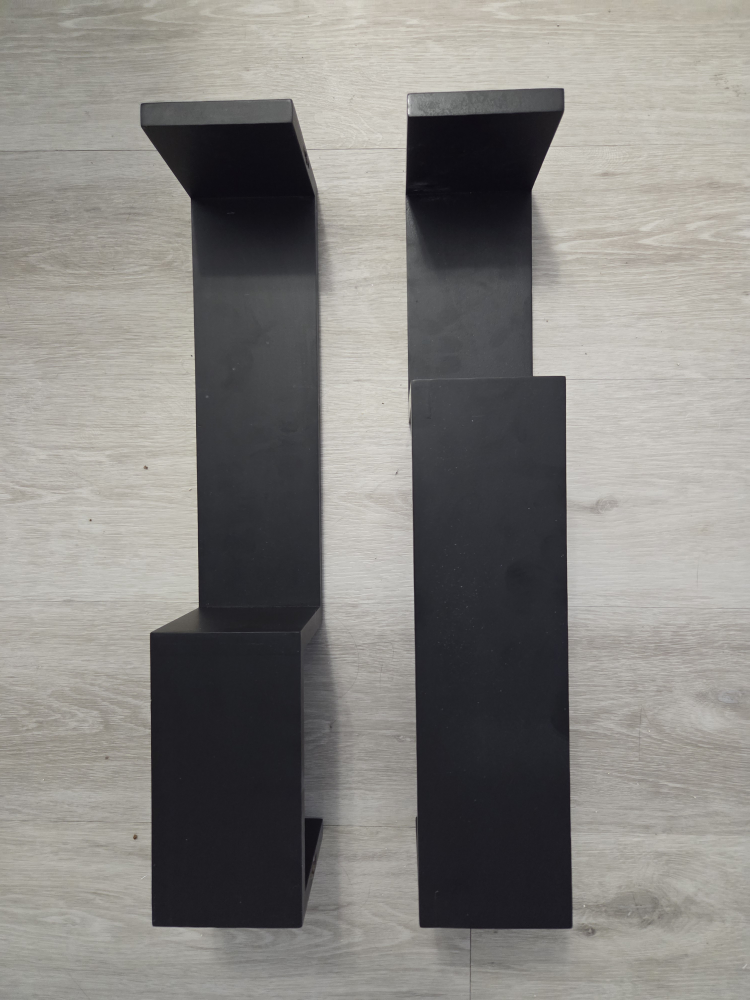 Black Dual Level Shelves(2) - photo 2