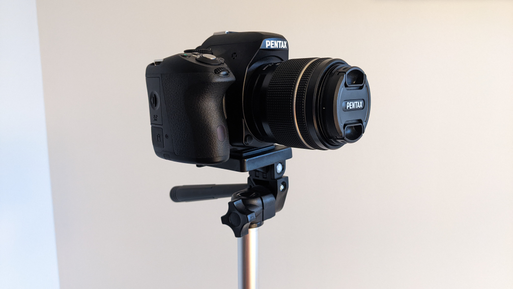 Pentax K-50 DSLR Camera with accessories