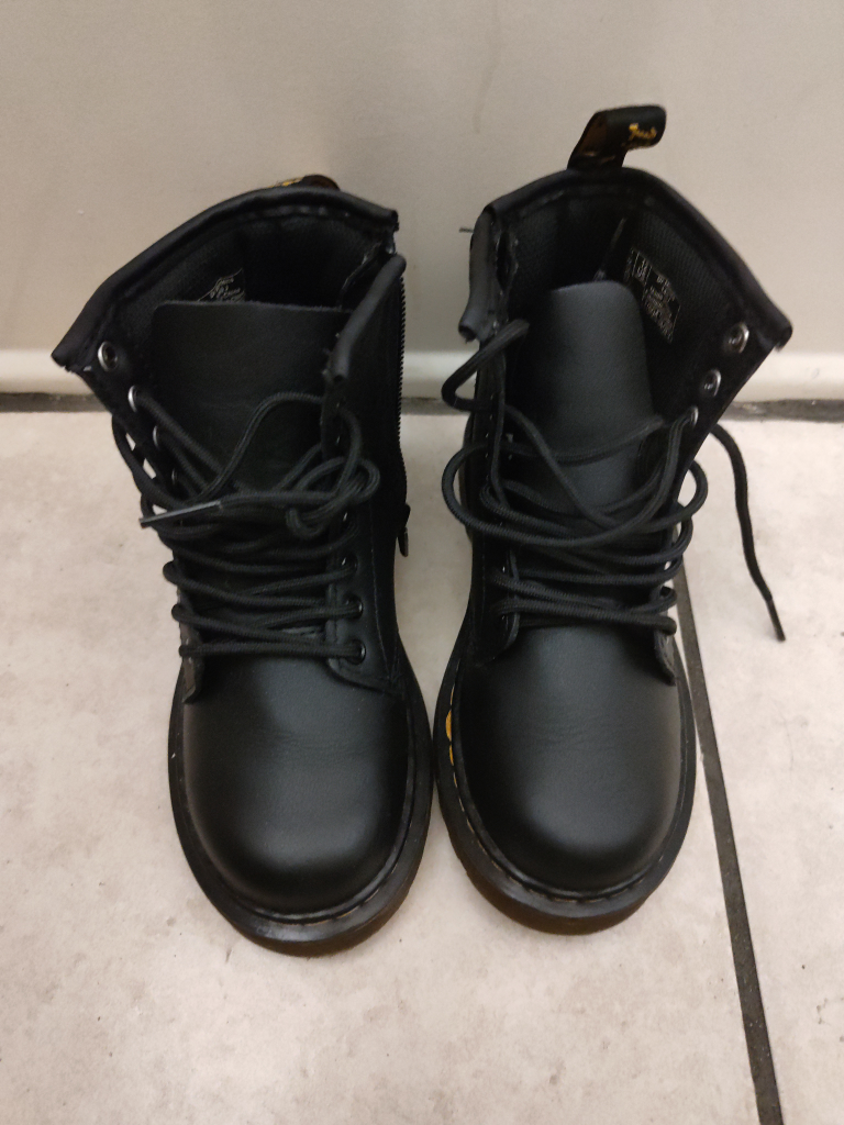 Dr. Martens Black Leather Boots (BRAND NEW NEVER WORN) SIZE 12C - photo 3