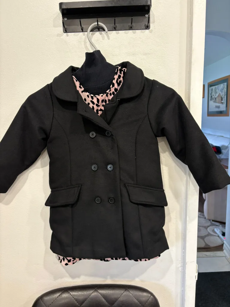 Girls Dress with Leopard Print thumbnail