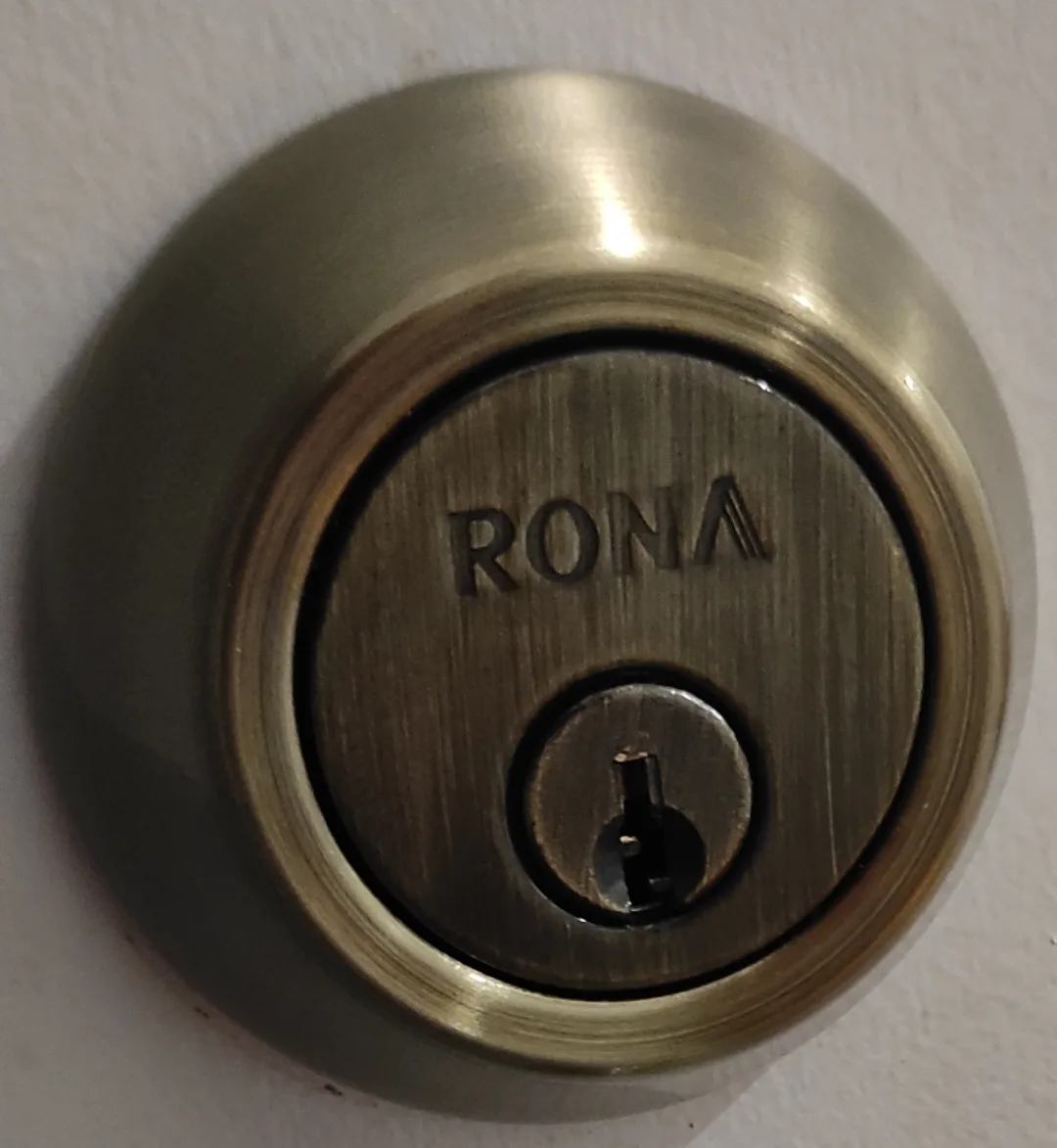 Rona Nadira Antique Brass Deadbolt Lock thumbnail