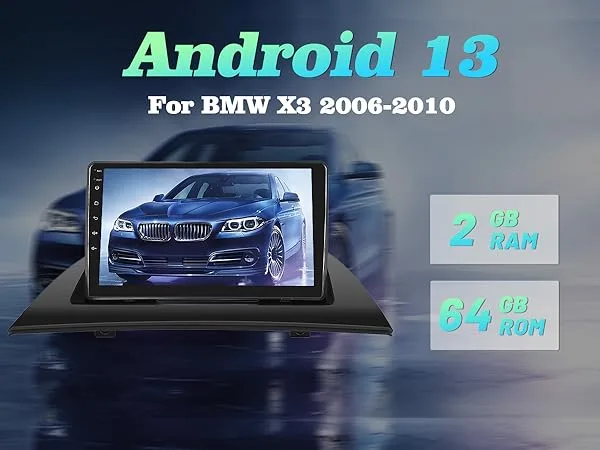 NEW! 9 Inch Android touchscreen for BMW X3 2006-2010 image indicator(5)