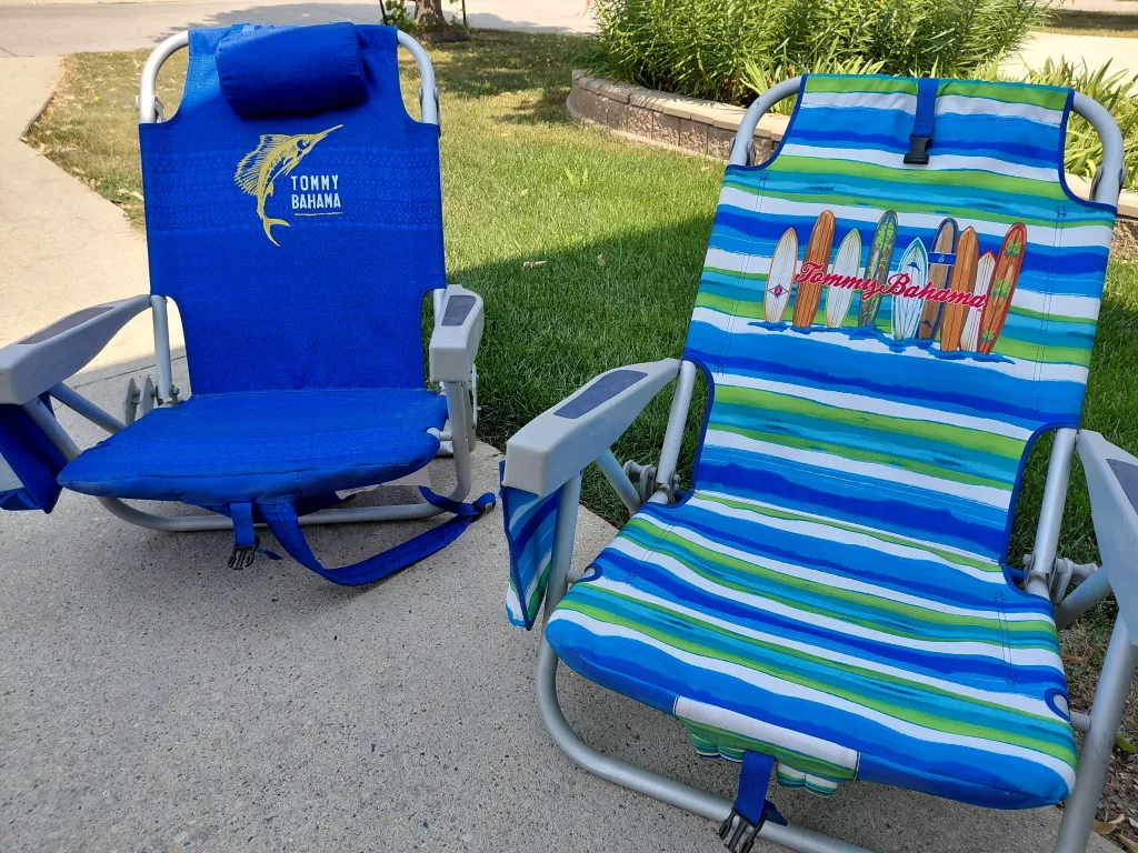 Tommy Bahama Beach Chair - Blue/Surfboard Design thumbnail