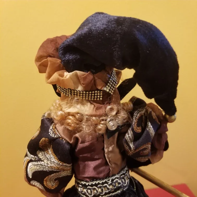Vintage Jester Doll with Staff image indicator(8)
