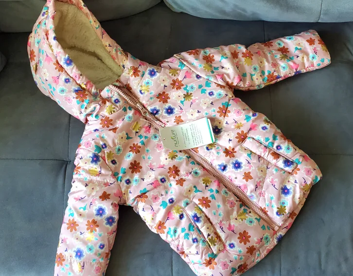 Floral Puffer Jacket 2-3Y thumbnail