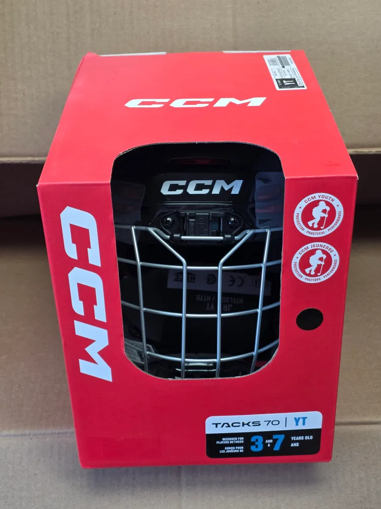 CCM Tacks 70 YT Youth Hockey Helmet (3-7 Years) image indicator(2)